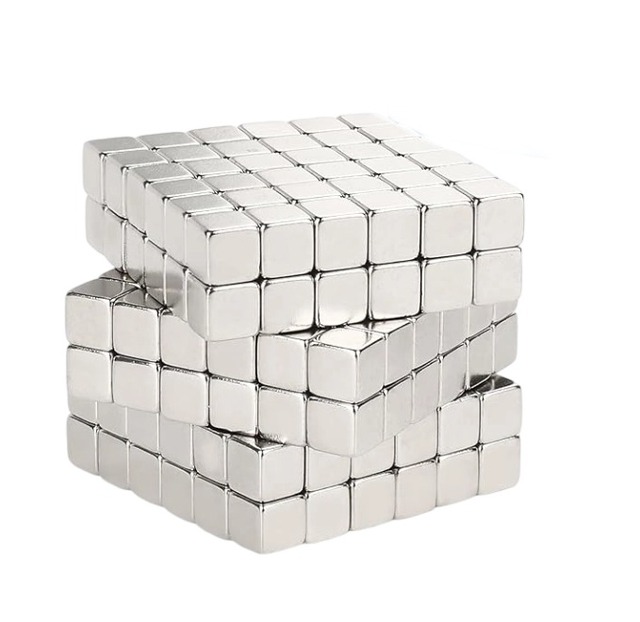 Custom Size N35 Grade Neodymium Magnet Magic Cube Flexible Combination Durable Magnetic Material Welding Square Pattern Toy