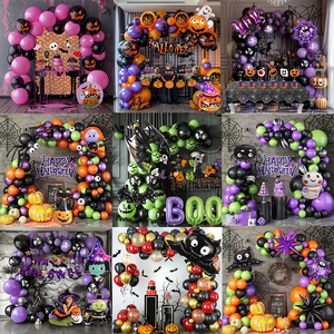 Ballons d'Halloween, décorations, ballons en aluminium, jouets gonflables, fournitures pour fêtes d'Halloween, vente en gros - Product Image 1