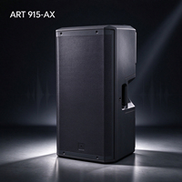 ART 915-AX Haut-parleur actif 2 voies de 15 pouces avec transducteur de compression de 1,75 pouces, écran tactile Bluetooth, enceinte de scène professionnelle PA