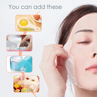 Masque facial compressé Silubi Candy, 50 pièces, masque doux et confortable, masque facial en papier DIY, en paquet pour les voyages S803