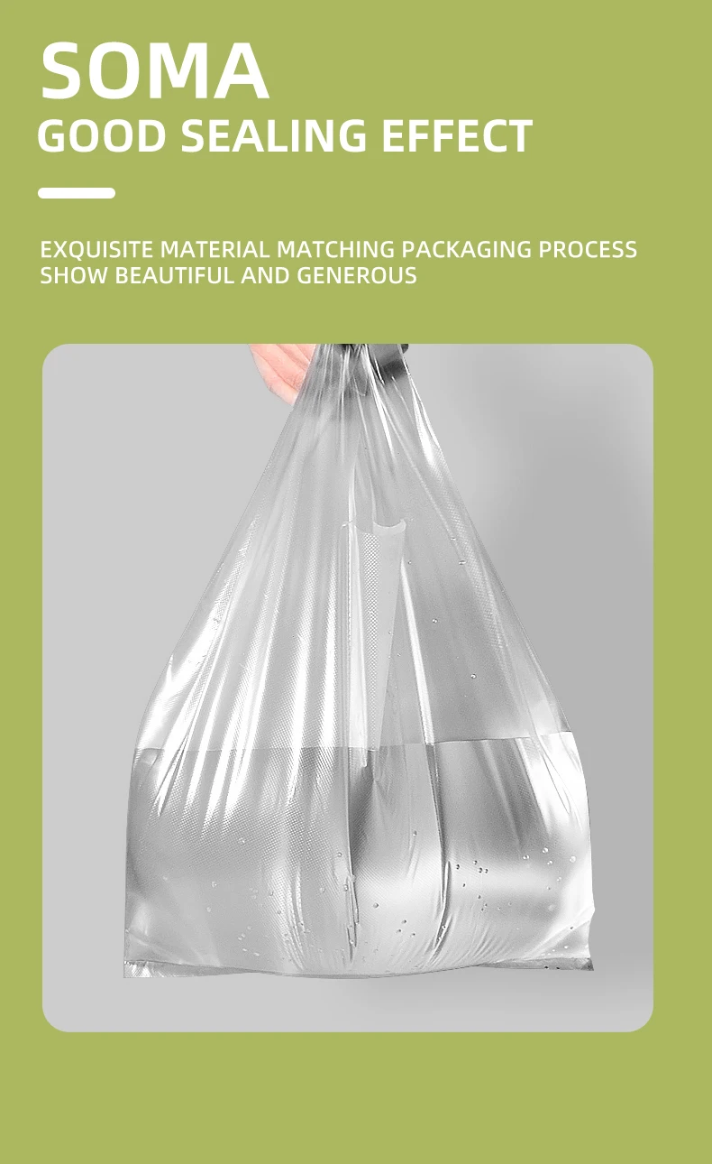 Factory Custom Cheap Plastic Poly Bag Plastic Trash Bag Sealing Plastic Bag