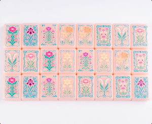 Mahjong américain de luxe moderne 2026, 160 tuiles, simple couche, gravées en jade, durables, écologiques, portables, en acrylique rose, pour fête - Product Image 6