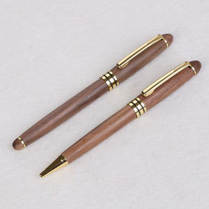 Coffret de stylo en noyer noir unique, coffret de rangement pour stylo en bois, design en spirale, emballage en boîte, cadeau d'affaires - Product Image 3