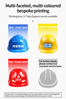 Casques de sécurité pour la construction, casques rigides en ABS, modèle DELTAPLUS 102106, haute résistance, 8 points de suspension
