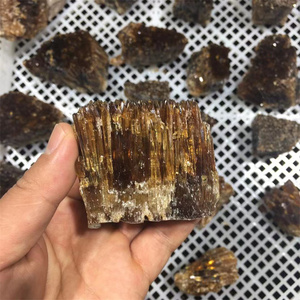 Commercio all'ingrosso Di Cristallo Naturale Del Quarzo Della Pietra Preziosa Pietra grezzo Giallo Calcite cluster di Cristallo ambra miele calcite cluster roccia grezza - Product Image 4