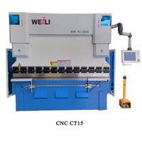 Machine de pliage de plaques CNC hydraulique entièrement automatique à grande vitesse WE67K avec moteur, table de travail de 3200 mm, pliage de métal de précision