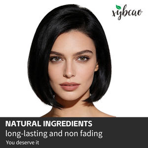 Crème Colorante Capillaire Naturelle Noir Intense avec Fo-Ti, Reishi et Aloe – Soin Doux aux Herbes, Couverture Forte, Couleur Longue Durée – Kit Usine - Product Image 5