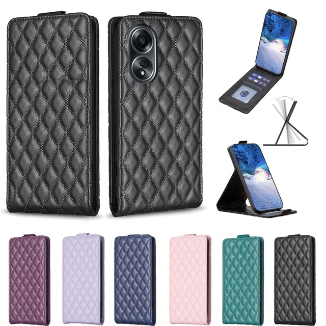 Photo Frame Leather Flip Case for OPPO A58 A98 A78 A17 Realme C55 C53 Find X6 Pro A96 Reno 7z up and Down Wallet Phone Case