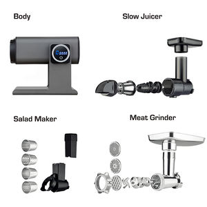 3-in-1 <span class=keywords><strong>Masticating</strong></span> Báo Chí lạnh chậm máy ép trái cây máy với rau Cutter & thịt máy xay - Product Image 4