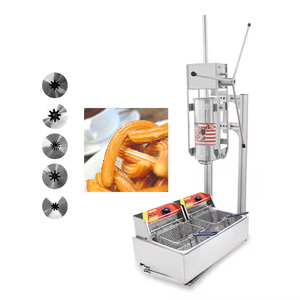Máquina Manual <span class=keywords><strong>para</strong></span> Hacer Churros de 5L y 10L, Churrera Española, Máquina Extrusora de Churros <span class=keywords><strong>para</strong></span> Uso Doméstico y Comercial - Product Image 2