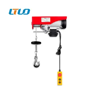 Light Weight PA 110v 220v 230v Wireless Remote Control Mini Micro Wire Rope Electric Hoist