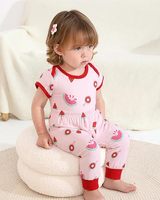 Ensemble de vêtements pour bébé garçon ou fille de 0 à 18 mois avec logo personnalisé, pantalon en bambou