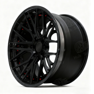 Tùy Chỉnh 2 Mảnh Màu Đen 18 19 20 21 22 Inch 5X112 5X120 5X130 Dây Giả Mạo Nhôm Hợp Kim Vành Bánh Xe Cho <span class=keywords><strong>Gr</strong></span> Supra BMW Q50 - Product Image 1