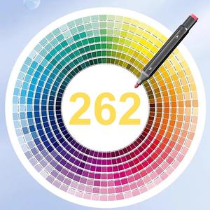 Set di Pennarelli Artistici Jumbo Personalizzati 24-268 Colori, Marcatori a Doppia Punta per <span class=keywords><strong>Disegno</strong></span> e Pittura - Product Image 2