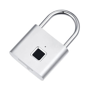 Nouveaux produits 2025 <span class=keywords><strong>cadenas</strong></span> intelligent d'empreintes digitales en métal étanche sans clé avec chargement USB-Mini vélo portable et serrure de sécurité de porte - Product Image 3