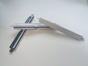 Design moderne Acier galvanisé Acier galvanisé T-<span class=keywords><strong>Fut</strong></span> Composants de grille de plafond suspendu en métal avec ceinture de cuisson Quille à peinture - Product Image 4