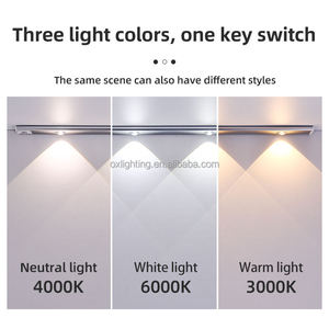 ไฟตู้อลูมิเนียม LED ความสว่างปรับแสงได้3000K 4000K 6000K ไฟ LED - Product Image 5