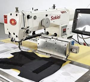 Machine à coudre industrielle à lit plat, informatisée, à point noué, à une aiguille, neuve, pour la couture des semelles latérales de chaussures - Product Image 3