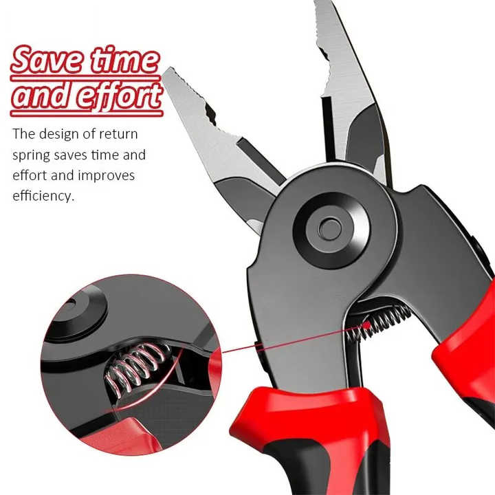 5in1 Steel Wire Pliers Wire Stripper Cable Clamp Multifunctional