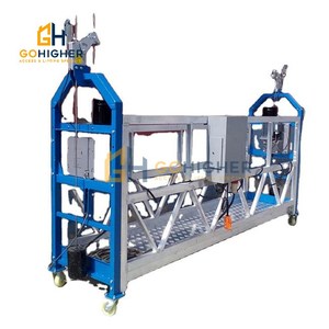 High Rise Aerial Work Suspended Work Platform Construction Gondola Lift Hargagondolagedung Wire Rope Gondola Hoist