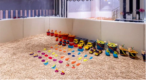 खिलौने और डिय ब्लॉक क्षेत्र के साथ इनडोर प्लेग्राउंड सैंडपिट और मॉल सुरक्षित खेल के लिए फोम ब्लॉक क्राफ्ट प्ले ज़ोन का निर्माण करना - Product Image 3