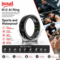 Bague connectée en céramique R12 Qring - Suivi de santé 24/7 (fréquence cardiaque, SpO2) - OEM/ODM Petites séries pour les marchés B2B aux États-Unis et en Europe - Bague IA cadeau
