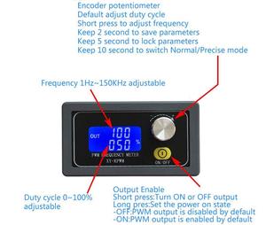 Mô Đun Máy Phát Điện DC 3.3V-30V Mô Đun Màn Hình LCD Điều Chỉnh Chu Kỳ Nhiệm Vụ Tần Số Xung PWM 1 Kênh 1Hz-150KHz - Product Image 2