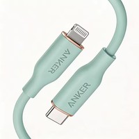 Cable de Datos Anker de Silicona PD de 60W con Carga Rápida de 480Mbps, Tipo-C a Teléfono, con Cubierta de Nailon Trenzado para iPhone, 2026
