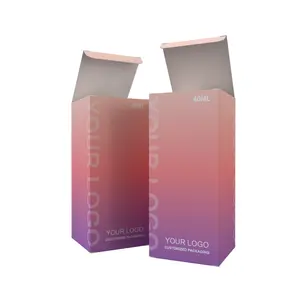 Individueller Cmyk-Druck Verpackungsboxen für Kosmetikprodukte Hautpflege Ätherisches Öl Papierboxen