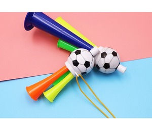 Corne <span class=keywords><strong>de</strong></span> supporter <span class=keywords><strong>de</strong></span> football en plastique mignonne, accessoire <span class=keywords><strong>de</strong></span> soutien triple tonalité pour événements sportifs, jouet pour enfants <span class=keywords><strong>de</strong></span> 5 à 7 ans - Product Image 5