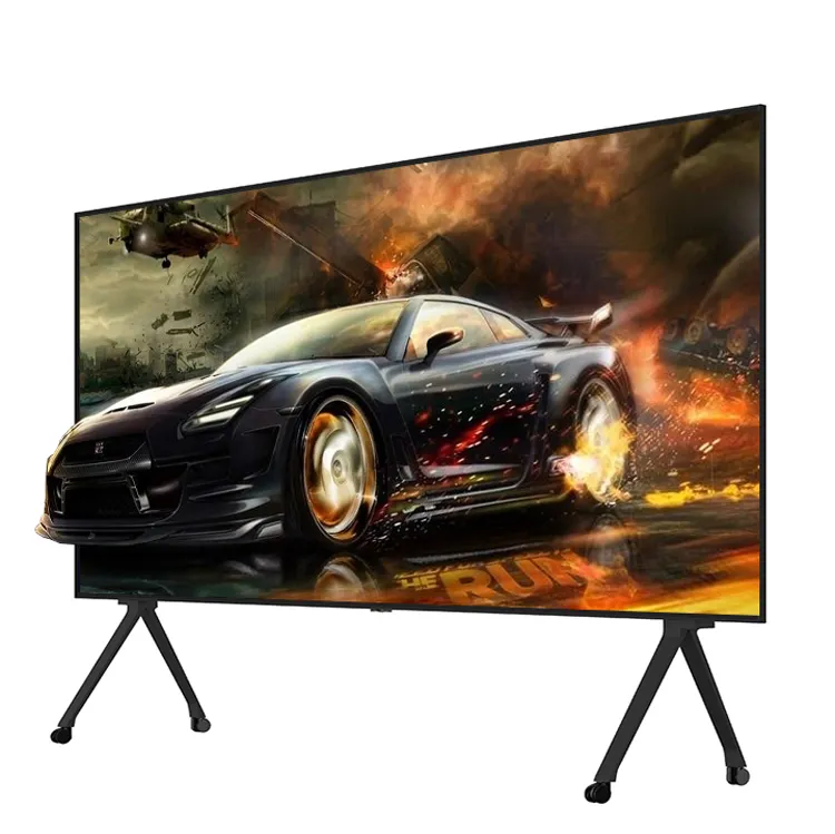 75 "85" 86 "98" 110 "인치 TV 스마트 안드로이드 LCD LED TV 4K UHD 공장 수출 평면 스크린 TV HD 스마트 TV