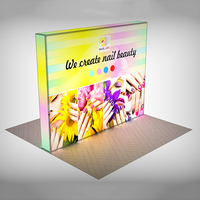 Support d'affichage pliable en aluminium pour sublimation par transfert thermique, idéal pour les murs d'affichage de salon professionnel