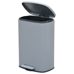 <span class=keywords><strong>Cubo</strong></span> de <span class=keywords><strong>Basura</strong></span> Rectangular de Acero Inoxidable de 50L (13 Galones) con <span class=keywords><strong>Pedal</strong></span> para Reciclaje y Residuos de Cocina - Product Image 3