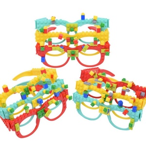 Bloques de Construcción DIY, Lentes de Bloques de Construcción, Juegos para Niños, Bloques de Construcción Creativos de Partículas Pequeñas, Artículos Versátiles para Fiestas de Cumpleaños - Product Image 1