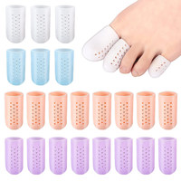 Nouveaux protège-orteils perforés en SEBS, anti-ampoules et soulageant la douleur ; protège-orteils respirants pour les grands et petits orteils, chaussettes pour orteils