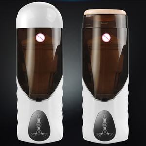 人工膣男性用オナホール、インテリジェント加熱伸縮式自動セックスマシン、インテリジェントなセックス音声付きセックストイ（男性用） - Product Image 3