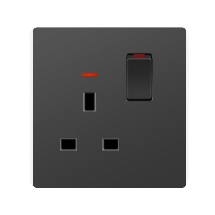 high quality double 13 amp wall socket