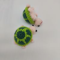 Tortue de motivation émotionnelle mignonne drôle inspirant petits animaux au crochet faits à la main trucs mignons cadeaux de tortue positive