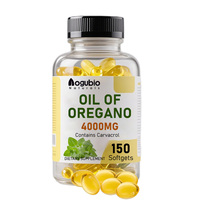 Compléments alimentaires naturels en marque privée OEM, extrait d'huile d'origan 6000 mg, capsules molles d'huile de graines noires