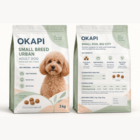Nourriture pour chiens adultes de petite race OEM, petits croquettes, 26% de protéines, soin dentaire, palatabilité, peau et pelage, 2kg 3kg 8kg