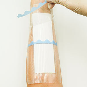 Sarung medis sekali pakai balutan perekat bening 6x7cm perban luka transparan - Product Image 1