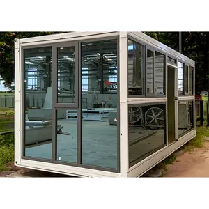 20Ft China Well Design Prefabricated Portable Foldable Modern Prefab Folding Container Homes House