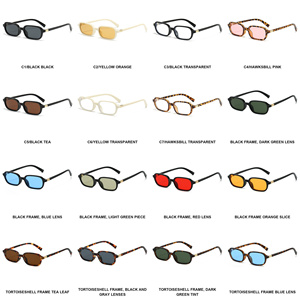 Lunettes de soleil Sunray à monture carrée mini, style Euro Zone Atlantique, look raffiné, pour la caméra, la rue et les longues journées - Product Image 5