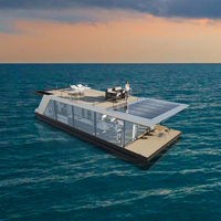 Maison d'eau de luxe, modulaire, Mobile, Yacht, Design, petit bateau, hôtel, maison, bateau solaire, bateau, maisons flottantes