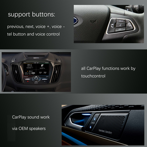 Decodificador inalámbrico para coche Ford c-max, pantalla de Control Central, actualización de SYNC2, Carplay - Product Image 4