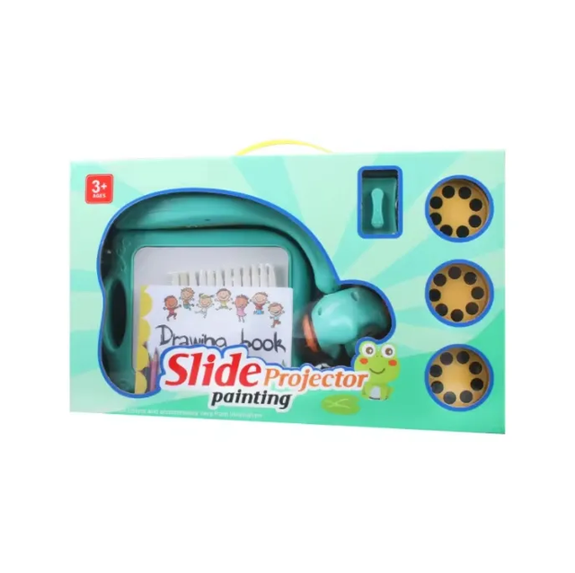 High Quality 24 Pattern Cartoon Cute Smart Slide Projector Art Drawing Painting Board for Kids