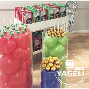 YAGELI แท่นตั้งโชว์รูปดอกไม้เค้ก,แท่นพลาสติกสำหรับตกแต่งงานแต่งงานงานปาร์ตี้ทำจากอะคริลิคใสตามสั่ง - Product Image 6