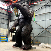 Attraction de parc à thème : Simulations grandeur nature d'animaux animatroniques - Chimpanzés
