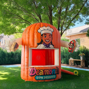 Soporte de limonada inflable de publicidad al aire libre de alta calidad de fábrica para ventas de camping y promoción de estacionamiento - Product Image 1