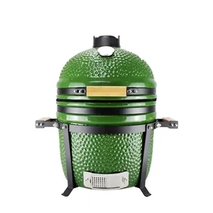 Tamaño múltiple 15 24 pulgadas Pellet Smoker Barbacoa Carbón Kebab Green Egg Grill BBQ Parrilla de cerámica Kamado